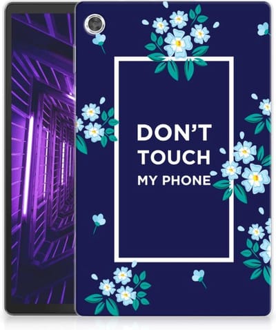 Lenovo Tab M10 Plus Print Case Flowers Blue DTMP