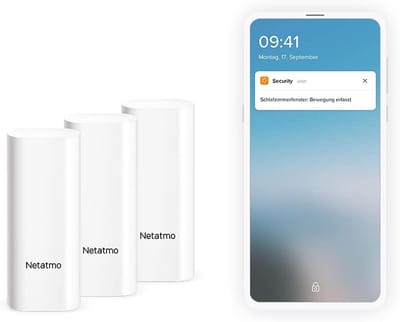 Slimme Deur Raam Sensoren - Draadloze Melder - Huis Beveiliging - Trillingsdetectie - Compact Formaat