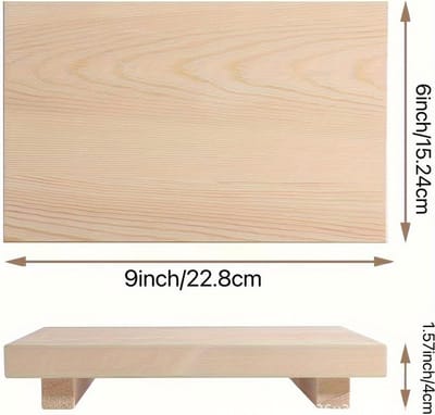 Houten Opstapkruk en Display Standaard voor Keuken en Badkamer - Stevig Voetstuk voor Kinderen en Volwassenen