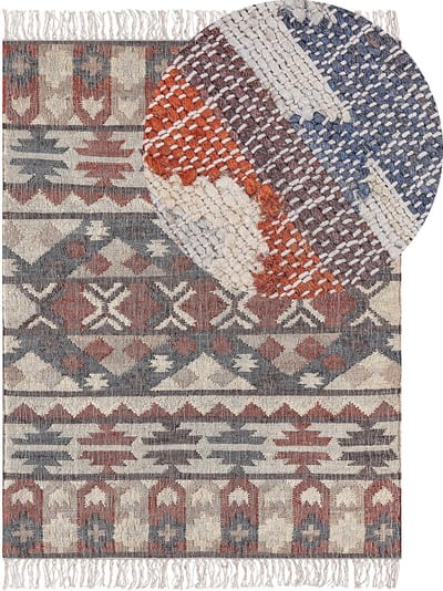 KALFA - Jute vloerkleed - Multicolor - 160 x 230 cm - Jute