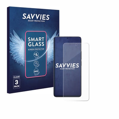 3 Stuks Savvies Screenprotector - geschikt voor Xiaomi Poco F7 - beschermfolie glas transparant