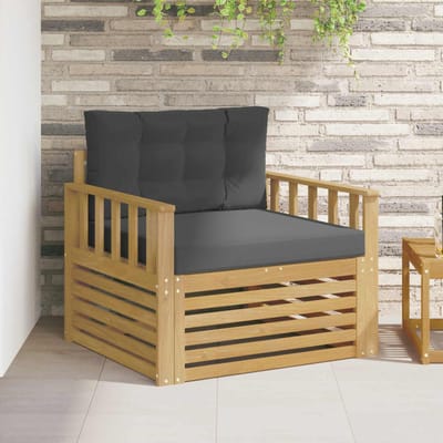 vidaXL - Buitensofa - Polyester - Wit