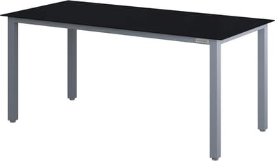 Hoogte Verstelbare Aluminium Tuintafel 8 Personen 190x90 cm – Weerbestendig met Veiligheidsglas