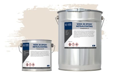 Wixx 2K Epoxy Metaalcoating - 5L - RAL 9001 | Crèmewit
