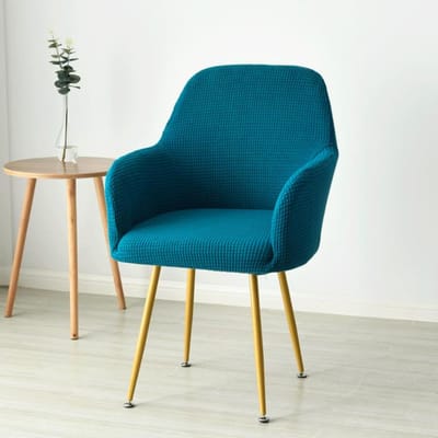 Bar Stof Hoge Arm Stoelhoes Elastische Wasbare Eetkamerstoelhoes Hoes Polar Fleece Kantoorstoel Hotel Thuisfeest 1pc Chair cover