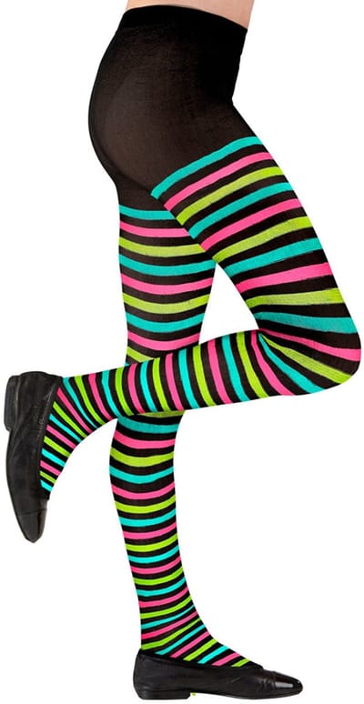 Multi color panty gestreept kinderen