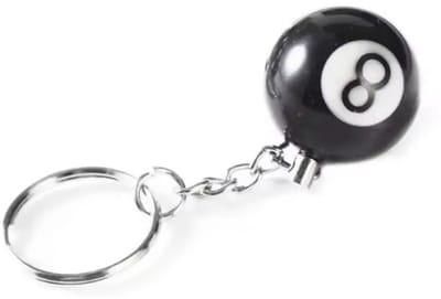 New Age Devi - 8-Ball Sleutelhanger - Gelukshanger voor Pool lovers