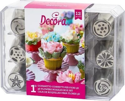 Spuitmondjes 3D - Boeket - Set 1 - Decora