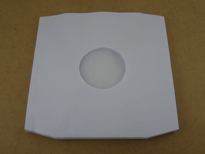 100 LP BINNENHOEZEN DELUXE WIT PAPIER + ANTISTATISCHE BESCHERMING (90gr papier, TOP KWALITEIT) - hoezen lp's, inner sleeves, binnenhoes met plastic folie, maxi's, maxi-single, vinyl platen, 12", 12 inch