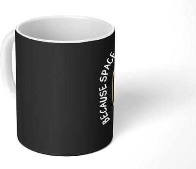 Mok - Koffiemok - Sardines - Tekst - Vis - Blik - Mokken - 350 ML - Beker - Koffiemokken - Theemok - Mok met Tekst