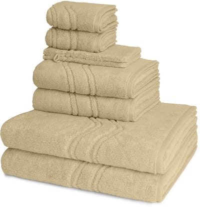 Ross Dames en Heren 2 X Washand 2 X gasten- 2 X douche- 2 X handdoek in een set Cashmere feeling