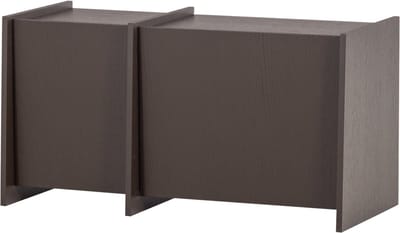 WOOOD Brock Tv Meubel 102 CM - Essen Fineer - Middenbruin - 53x102x44