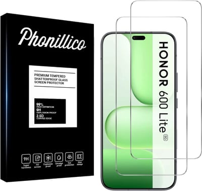 Screenprotector geschikt voor Honor 600 Lite - 2 stuks Beschermglas van glas Transparante glazen schermbeschermfolie