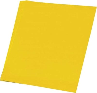 Haza Original Gekleurd Papier 130 Grams A4 Geel 50 Vel