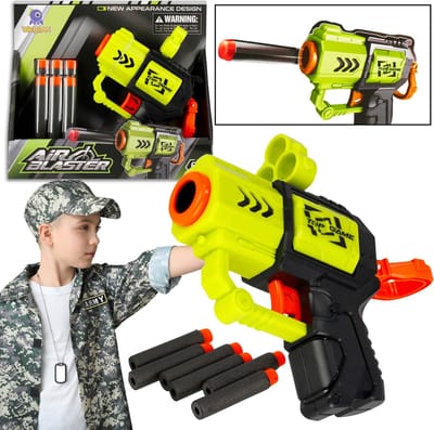 Speelgoedpistool met schuimpijltjes voor kinderen
