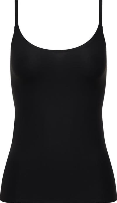 Chantelle - SoftStretch - Onderhemd Camisole - naadloos - onzichtbaar - verstelbare bandjes - ZWART