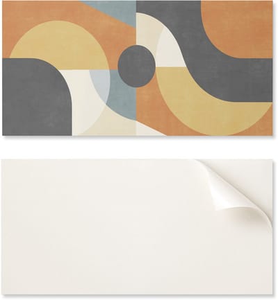 Pak zelfklevende tegels met abstracte vormen en lijnen 10x40x20 cm