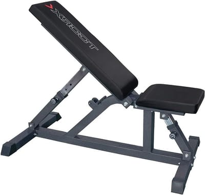 Verstelbare Fitnessbank - Trainingsbank - Krachttraining Thuis - Stevig Gelegeerd Staal - 24x69x2.5 cm