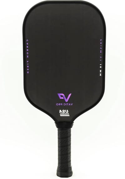 Pickleball Racket - Sport Racket - Sport Spelen - Carbon Fiber Oppervlak - 8 Ons Gewicht - Zwart