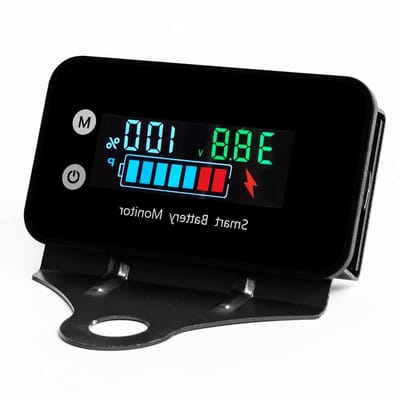 Batterij Monitor - Capaciteit Tester - Batterij Status Controleren - IPX7 Waterdicht - 7-100V - Meerkleurig