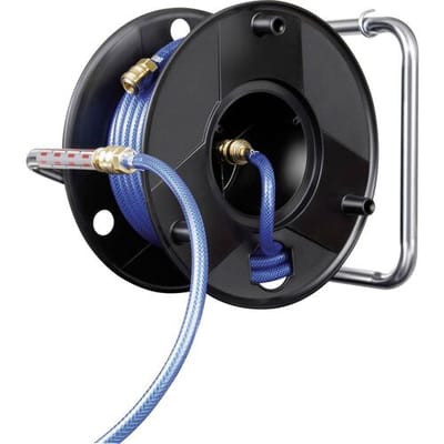 Brennenstuhl Persluchtslanghaspel Anti Twist (20m, van speciaal kunststof, Made in Germany)