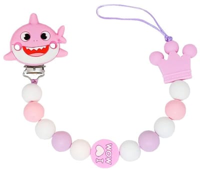 Tutkoord Baby haai baby roze – handgemaakt en stevig | Luxecadeaumanden