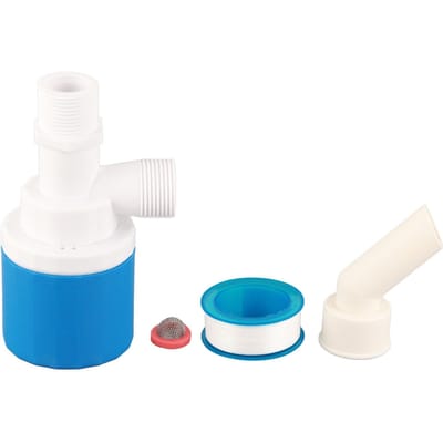 Vanne à flotteur automatique à l'intérieur, vanne de contrôle du niveau d'eau sûre en nylon pour chauffe-eau solaires 3/4in