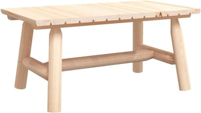 Massief Houten Salontafel 90x50x41 cm - Robuust en Stijlvol
