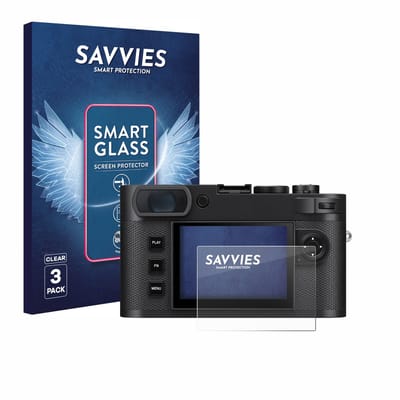 3 Stuks Savvies Screenprotector - geschikt voor Leica M EV1 - beschermfolie glas transparant