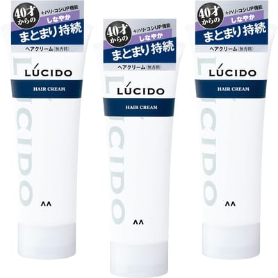 LUCIDO Haarcrème 160g - Styling & Hydraterende Oplossing voor Glad Haar 3 pieces