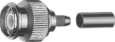 Telegärtner J01010A0035 J01010A0035 TNC-connector Stekker, recht 50 Ω 1 stuk(s)