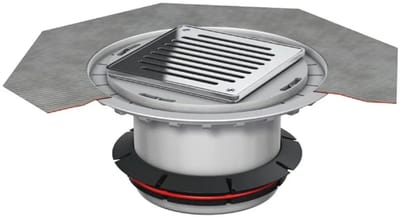 ACO Opzetstuk AV-Selecta 196x196/ K3 Kst./Sleufrooster V2A geschroefd, 9519.60.91