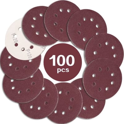 Dailygoody - Sanding Discs - 100Pcs - Hoge kwaliteit - 125mm