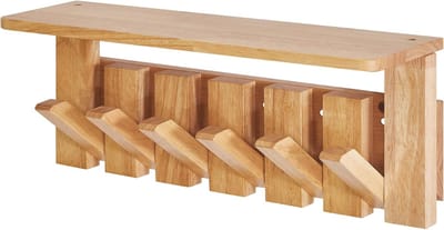 DailySupplies® Wandkapstok met Hoedenplank - Kapstok - Wandplank