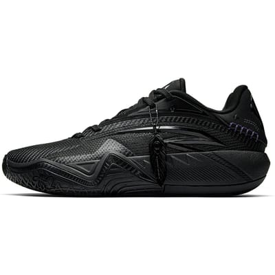 Anta Kai 3 Kyrie 3 Guerrier Noir Chaussures de Basketball Professionnelles Baskets Homme 112631102-6 42.5 black