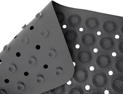Orion - Antislipmat voor Douche - 54x54 cm - Grijs - Met Massageknoppen