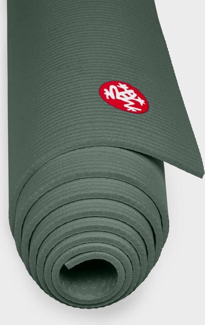 Manduka PROlite Yogamat - 180 x 61 cm, 0,45 cm dik - Sage / Grijs Groen – Lichter en Dunner alternatief voor de Manduka PRO | Duurzaam & Antislip | Ideaal voor Hot Yoga & Vinyasa Flow | Optimale Ondersteuning voor Gewrichten | Makkelijk meenemen