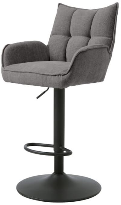 Barstoel Marilla - Graphite - barstoelen set van 2