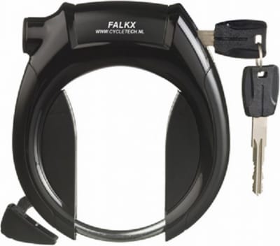 Falkx Extra sterk ringslot - Weerbestendig - Inclusief 2 sleutels - Gehard staal - Anti-roest coating