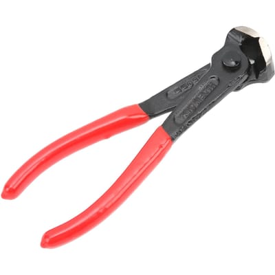 Pince coupante à bout plat de 15 cm (6 po) avec poignée mince pour la coupe de filetage, idéale pour la fabrication de violons et de frettes de guitare.