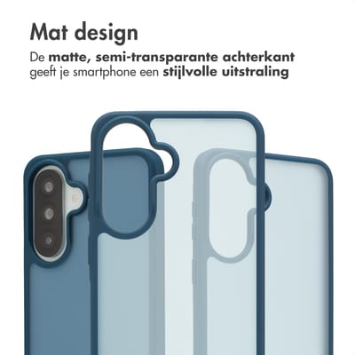 imoshion Hoesje - Geschikt voor Samsung Galaxy A37 (5G) - Color Guard Backcover - Donkerblauw
