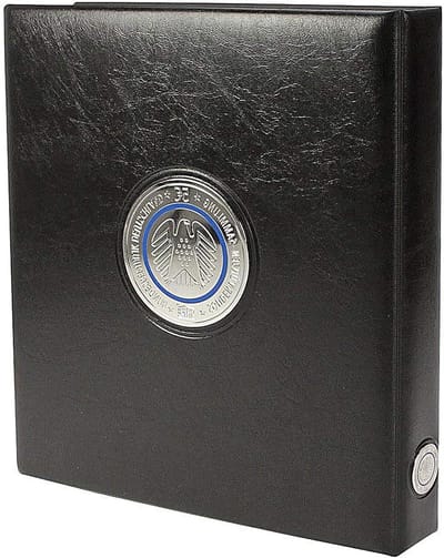 Verzamelalbum Munten - Muntenboek Euro - Munten Verzamelen - Alle Klimaatzones - 235 x 265 x 45 mm - Zwart
