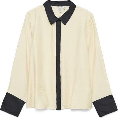 VERO MODA - VMGYNICE LS SHIRT WVN BTQ GA - Dames - Blouses