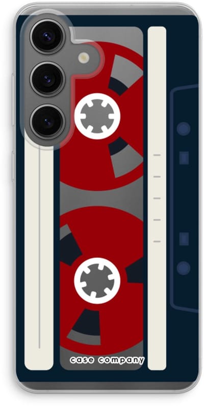 Case Company® - Hoesje geschikt voor Samsung Galaxy S24 hoesje - Here's your tape - Soft Cover Telefoonhoesje - Bescherming aan alle Kanten en Schermrand