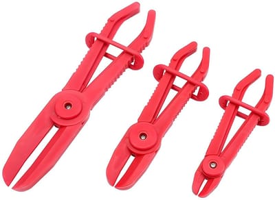 Dailygoods- Slangtang Set - 3 x Slangtangen - Uitschuifbaar - Nylon - Veilig in Gebruik - Totale Lengte: 155/185/255 mm - Klemset