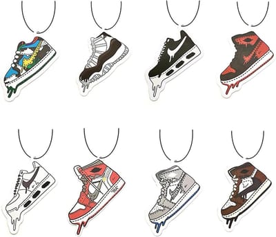 Persoonlijke geurboom voor auto, diverse sneakerstijlen, luchtverfrisser, tuning geurpendant, automatische geurdispenser voor een frisse rijervaring