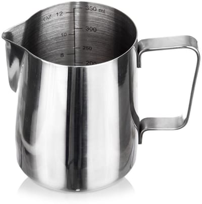 Orion - Melkkannetje - Roestvrij Staal - 350 ml - Ergonomisch Handvat