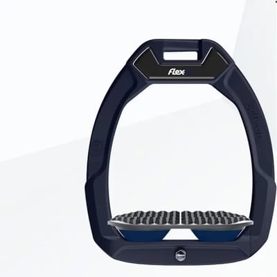 Veiligheidsstijgbeugels voor endurance rijden Bruin/Grijs/Marine Flex-On Safe-On