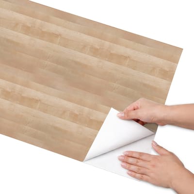 Coloray Meubel Wrap Folie - Beige Meubelfolie - 50x100 cm - Meubel Wrap Folie Natuurlijke structuur - Plakfolie Meubels - Minimalist Meubelfolie - Decoratiefolie Zelfklevend - Slaapkamer decoratie - Texturen