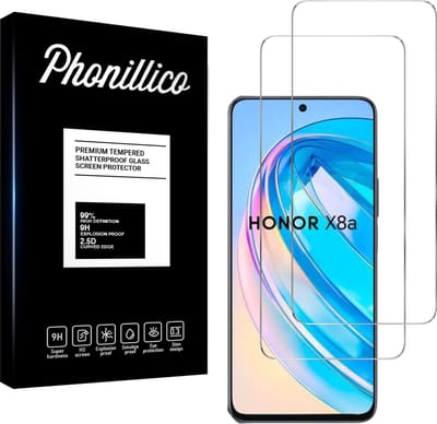 Screenprotector voor Honor X8A - 2 stuks Beschermglas van glas Transparante glazen schermbeschermfolie